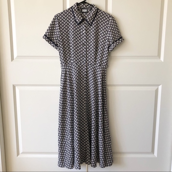 DKNY Donna Karan NY 100% Silk Star Dress/10